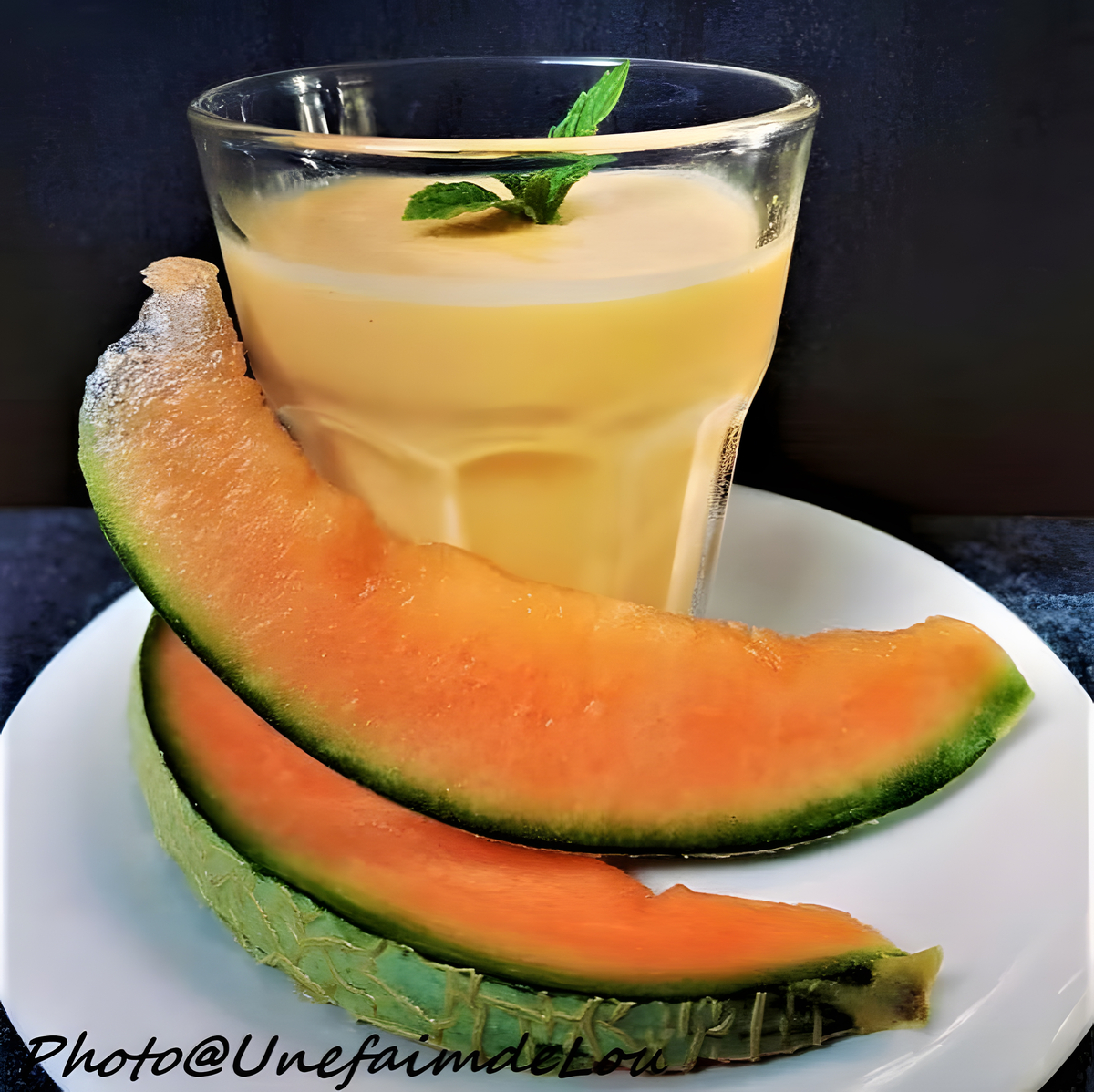 recette MOUSSE DE MELON LEGERE AU FROMAGE BLANC