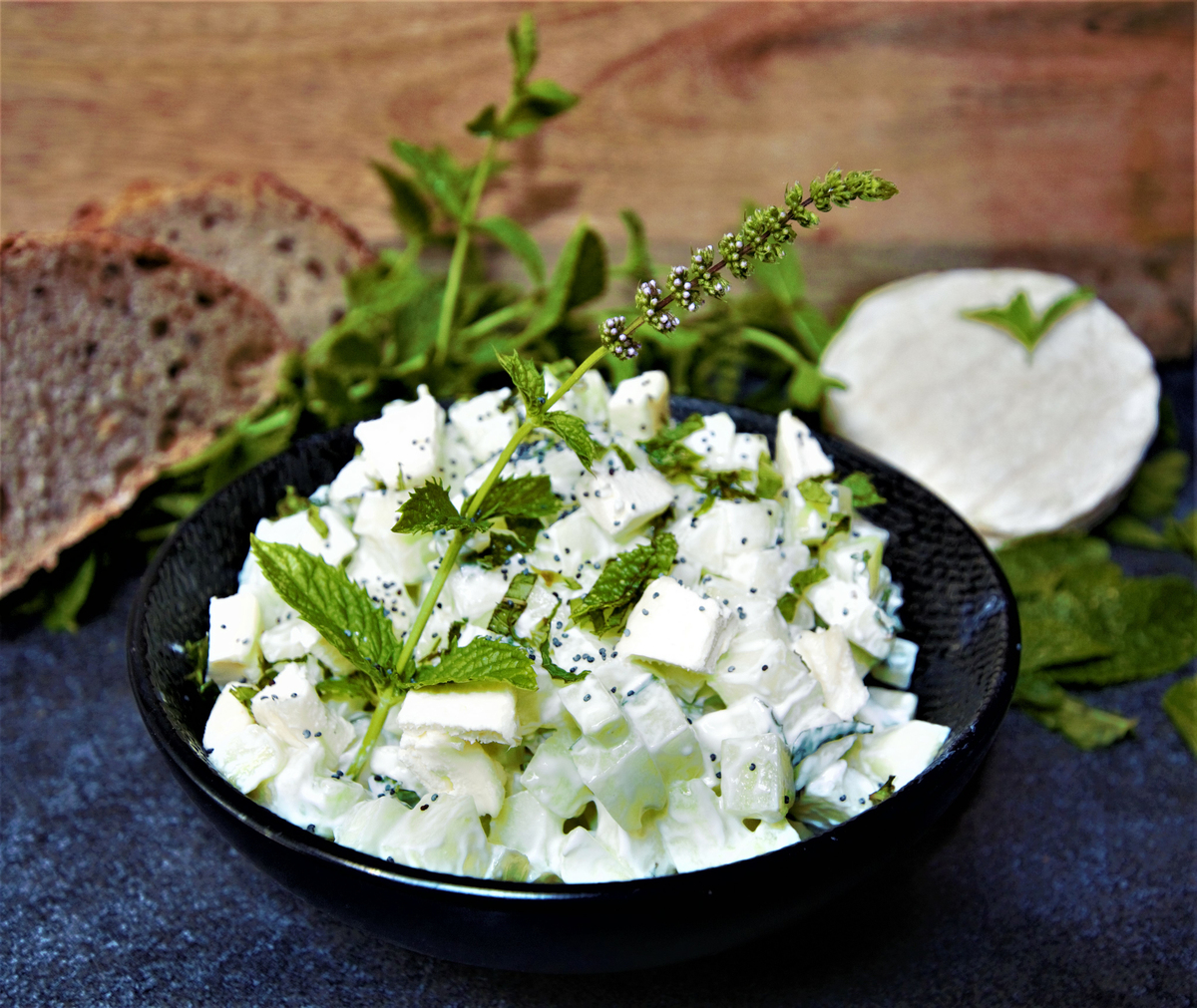 recette CONCOMBRE / CHEVRE FAçON TZATZIKI