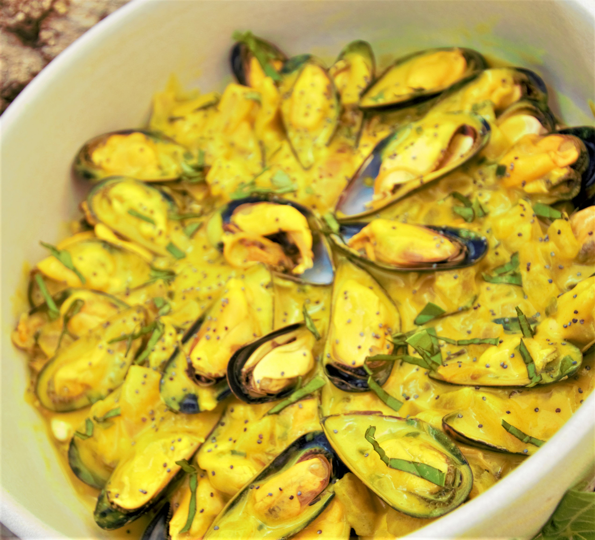 recette MOULES DE BOUCHOT CURRY & CITRON (ADAPTéE)