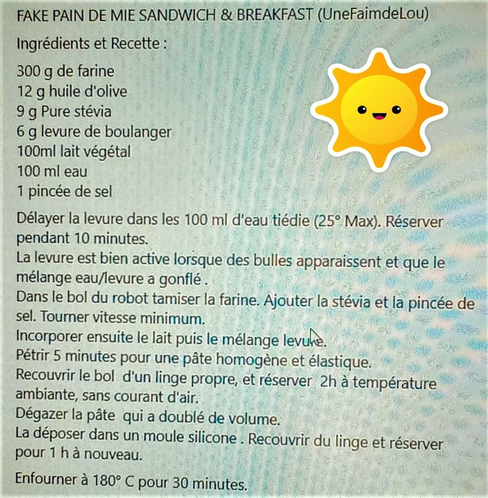 recette FAKE "CROQUE-MONSIEUR" POULET/CAMEMBERT