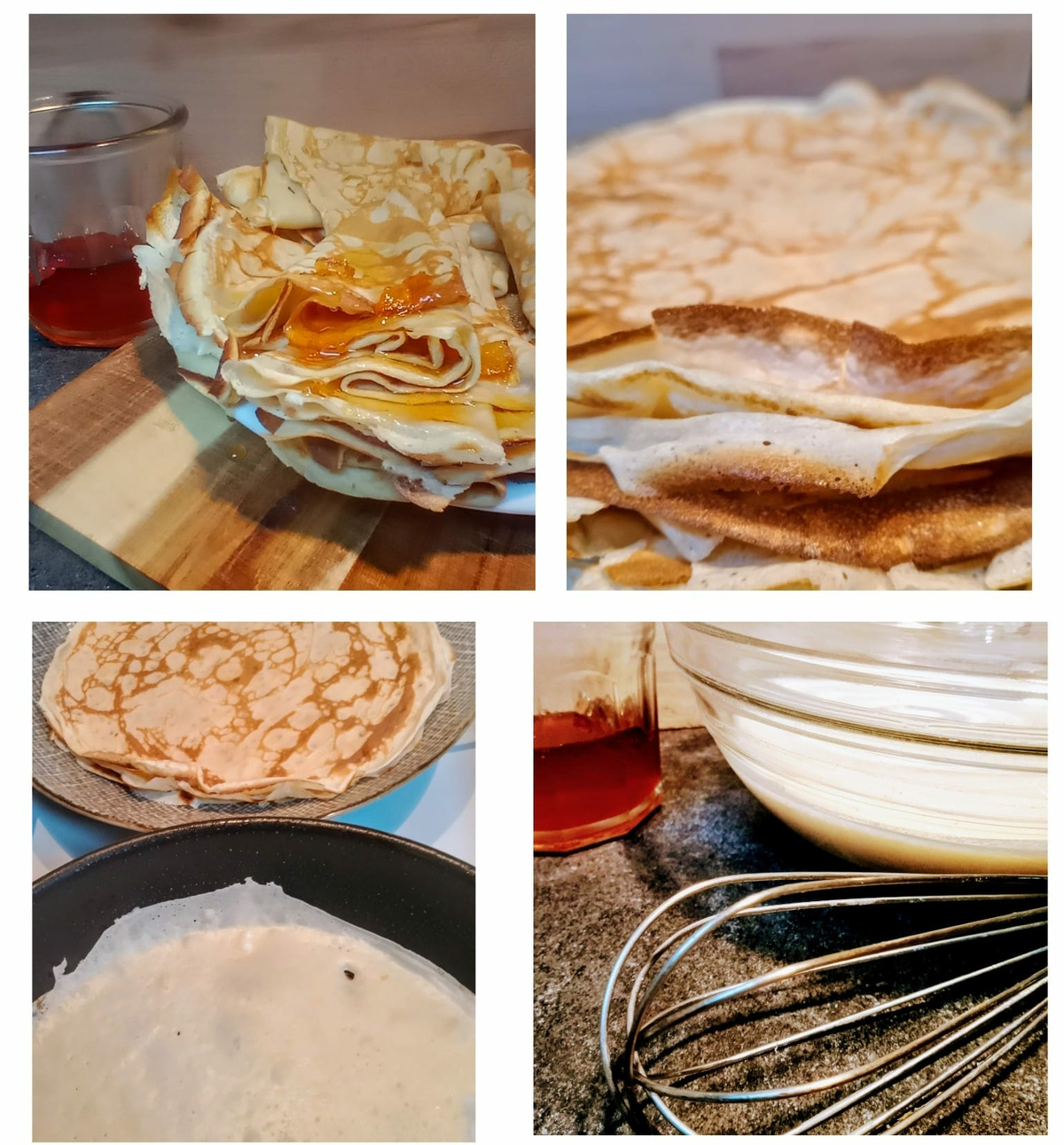 recette CREPES LEGERES