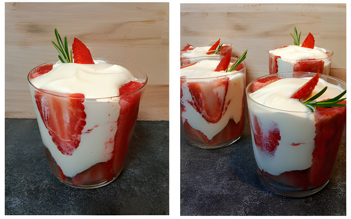 recette DOUCEUR FAÇON TIRAMISU AUX FRAISES