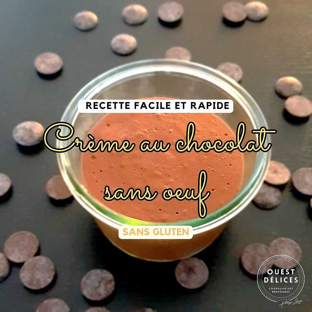 Recette de Crèmes au chocolat noir sans œuf