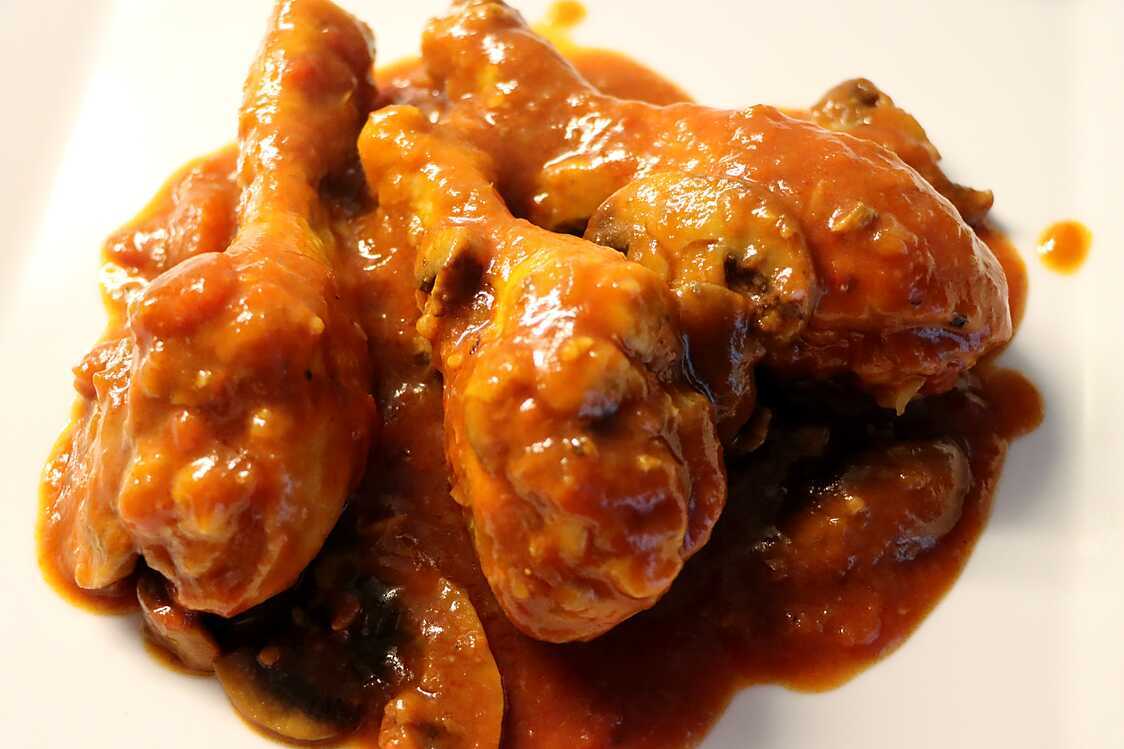 Recette de Poulet saut la sauce chasseur