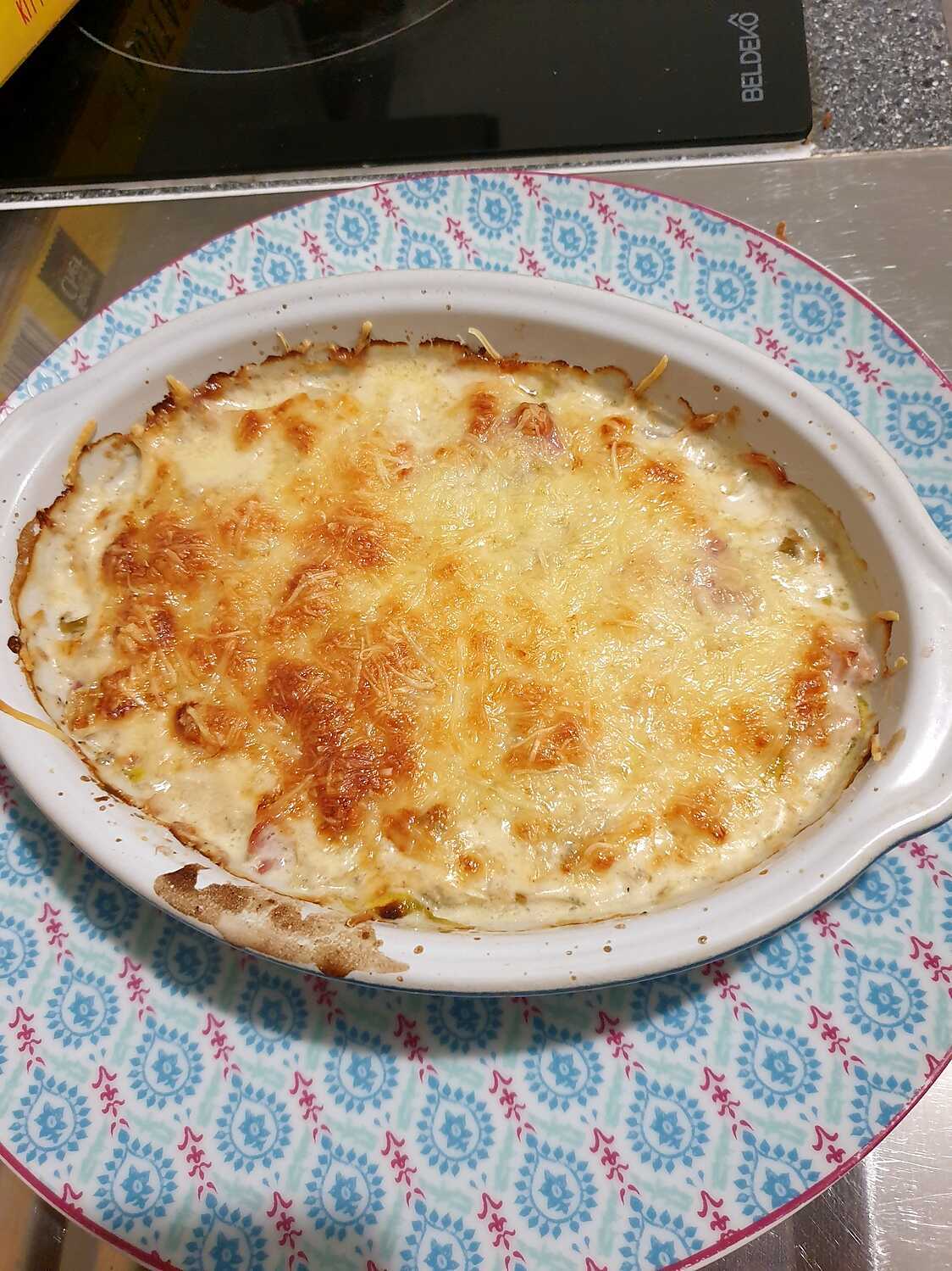 Recette De Gratin D'endives Crémeuses Au Jambon