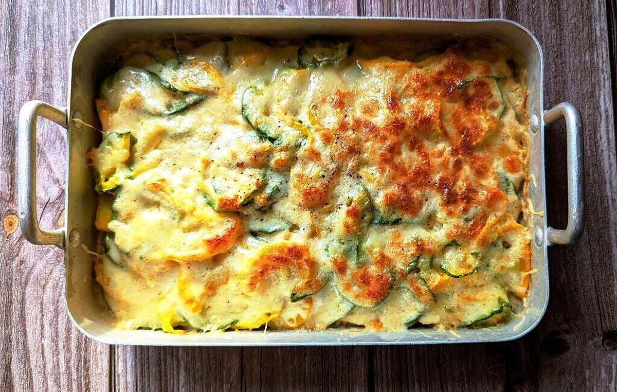 recette Gratin de courgettes au fromage facile