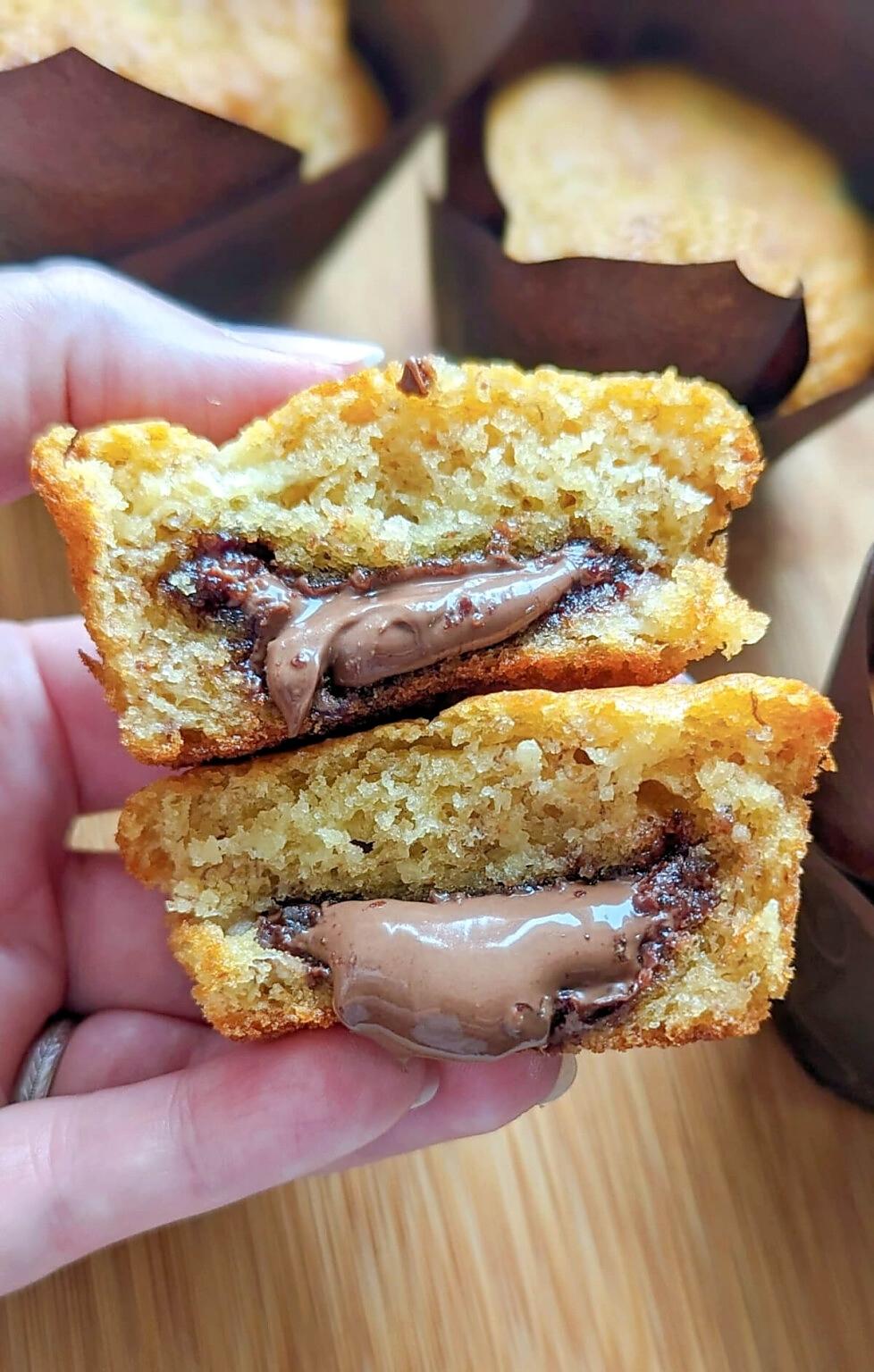 recette Muffins Nutella-Bananes Dans Un Bol