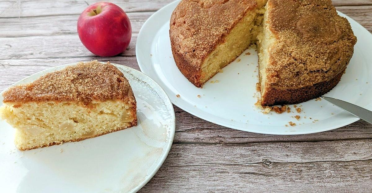 recette Gâteau moelleux aux pommes de ma grand-mère