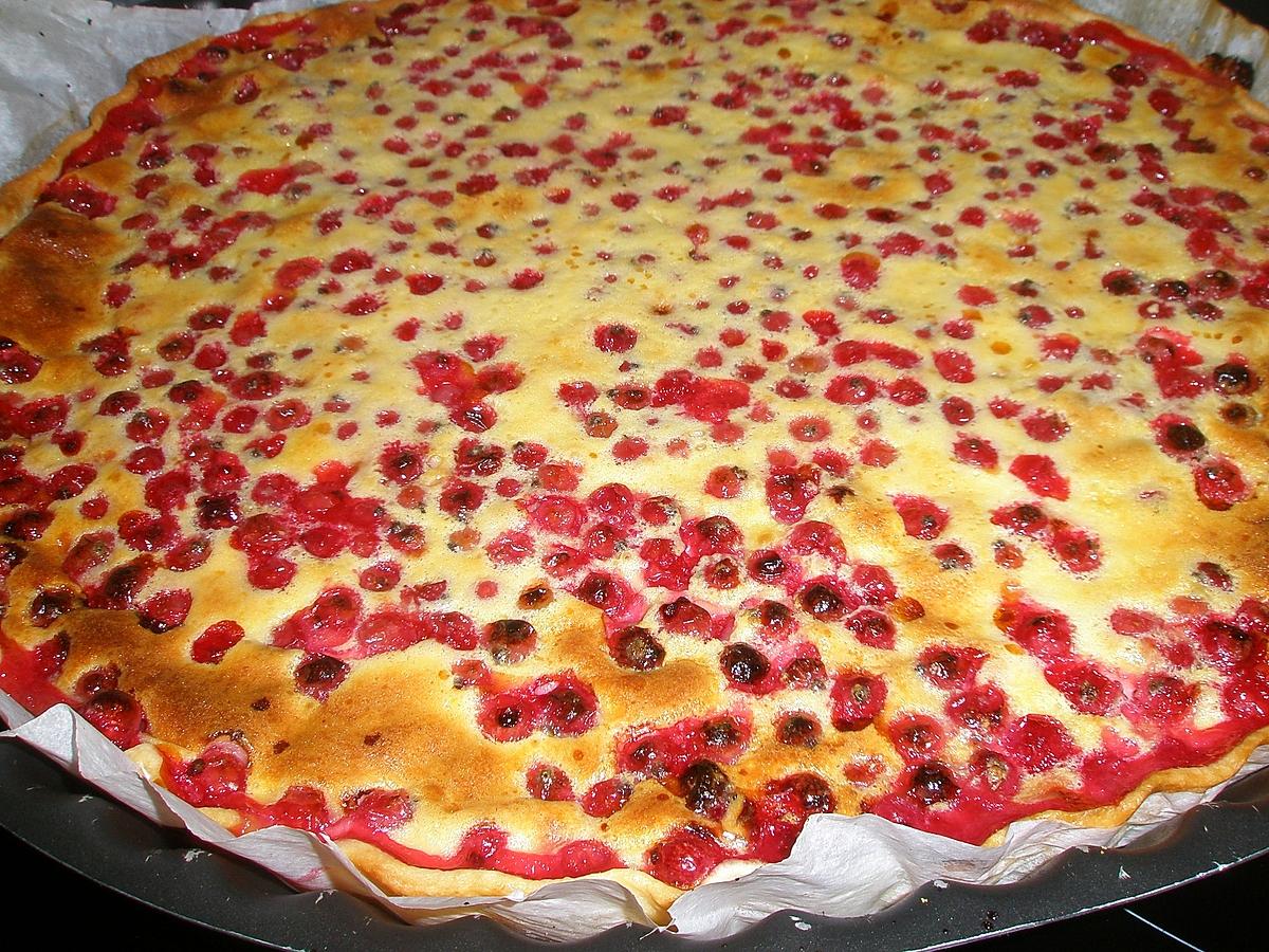 recette Tarte aux groseilles