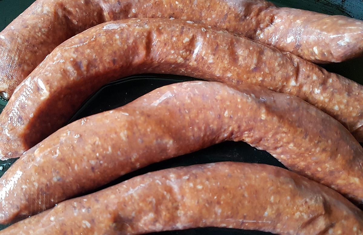 recette Magret d'oie aux merguez