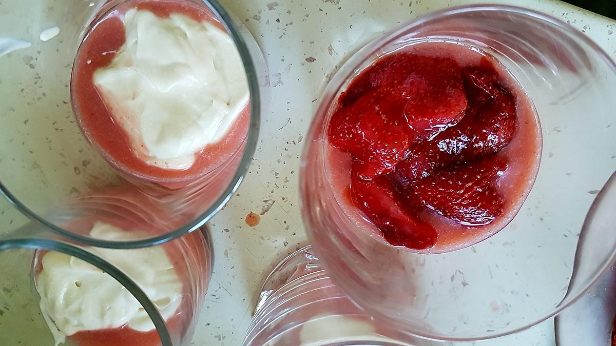 recette Verrines de Fraises à la Mascarpone