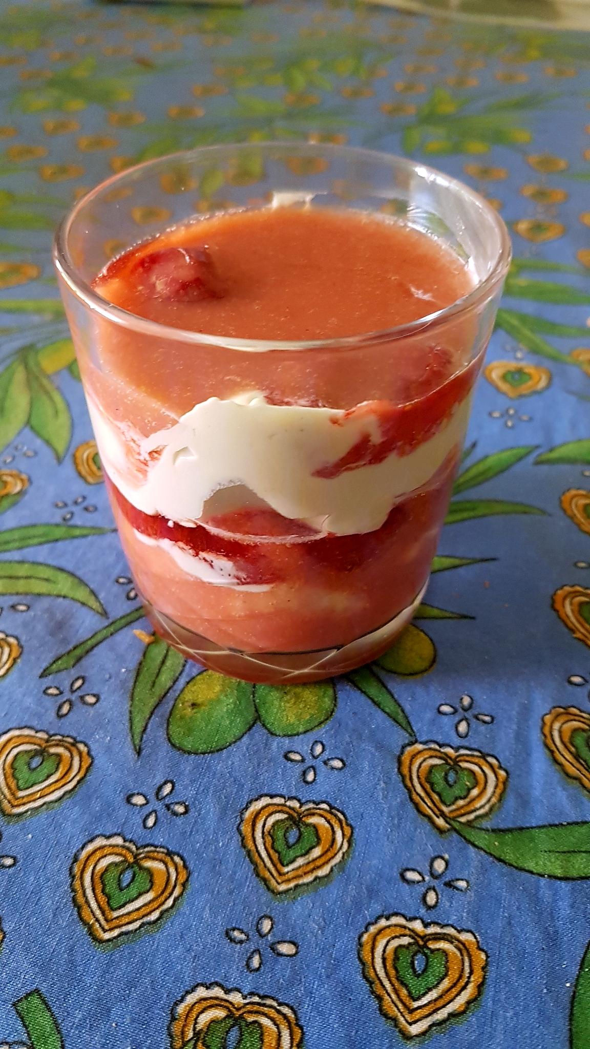 recette Verrines de Fraises à la Mascarpone