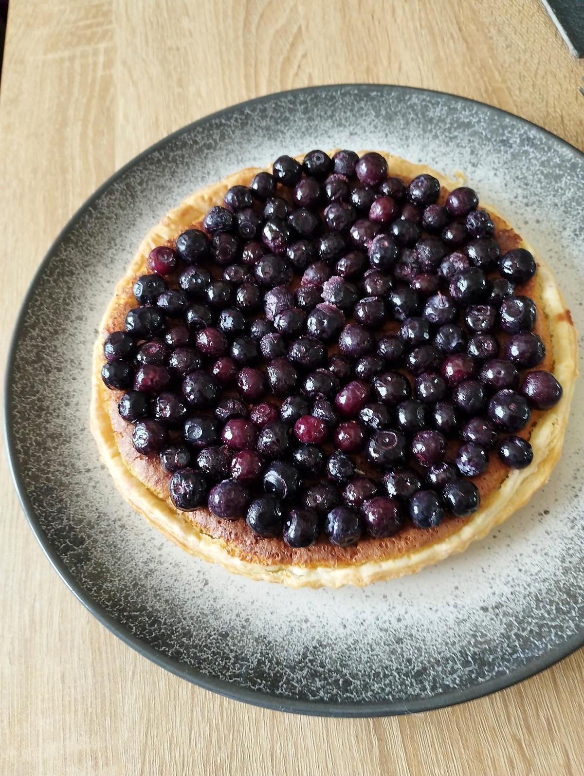 recette tarte myrtille a la crème de pistache