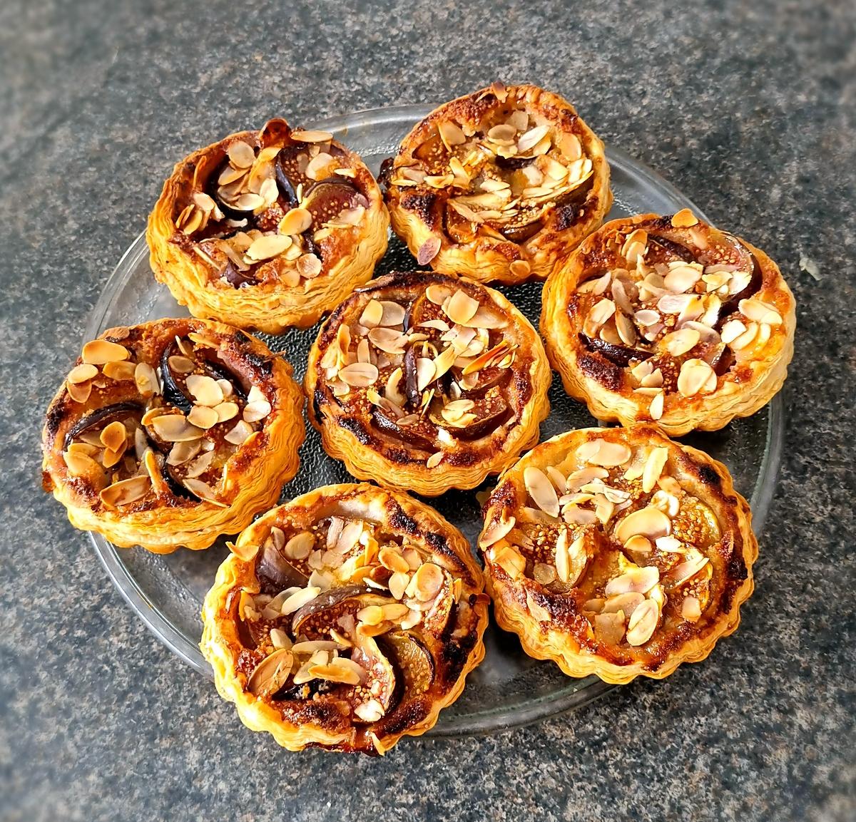 recette Tartelettes aux figues fraîches amandes