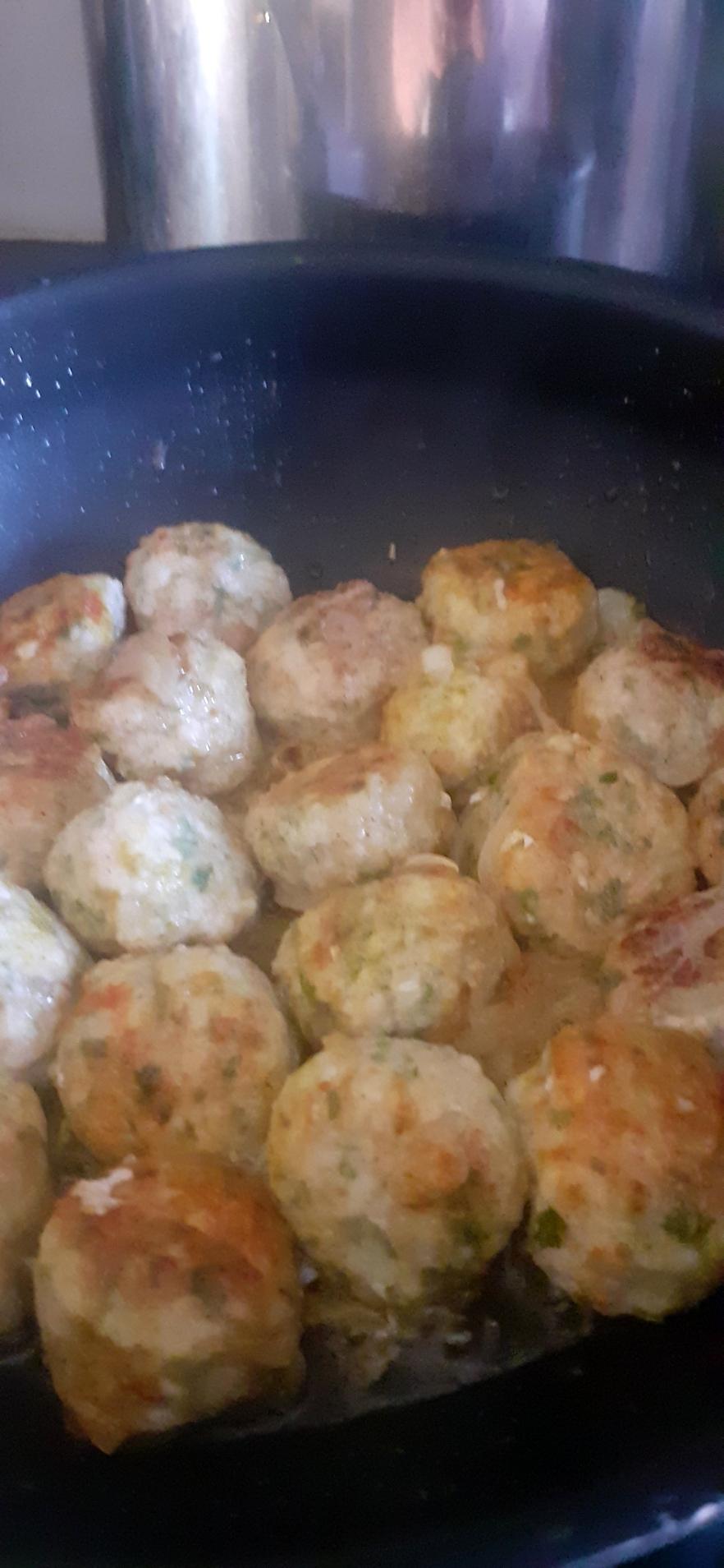 recette Boulettes de poulet à la crème