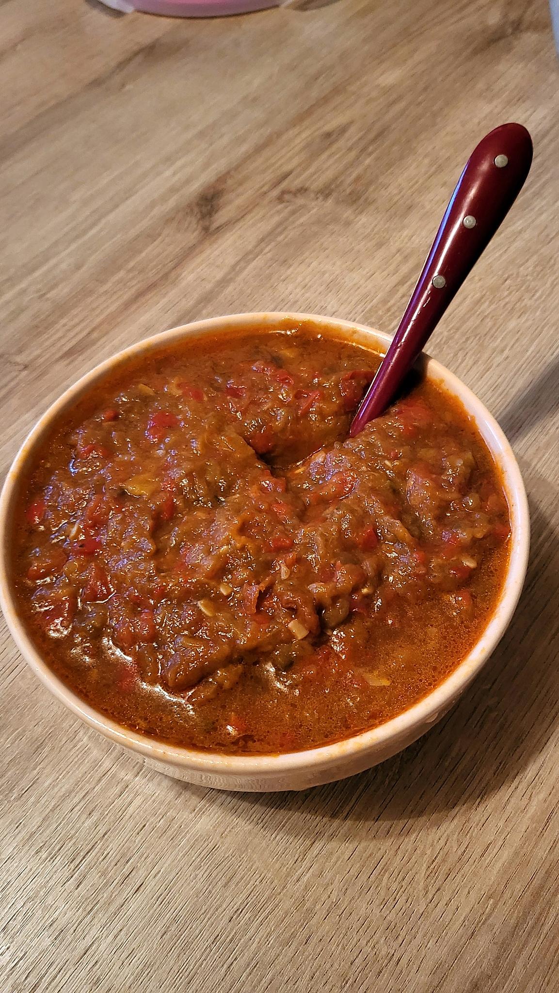 recette Zaalouk d'aubergines au cookéo