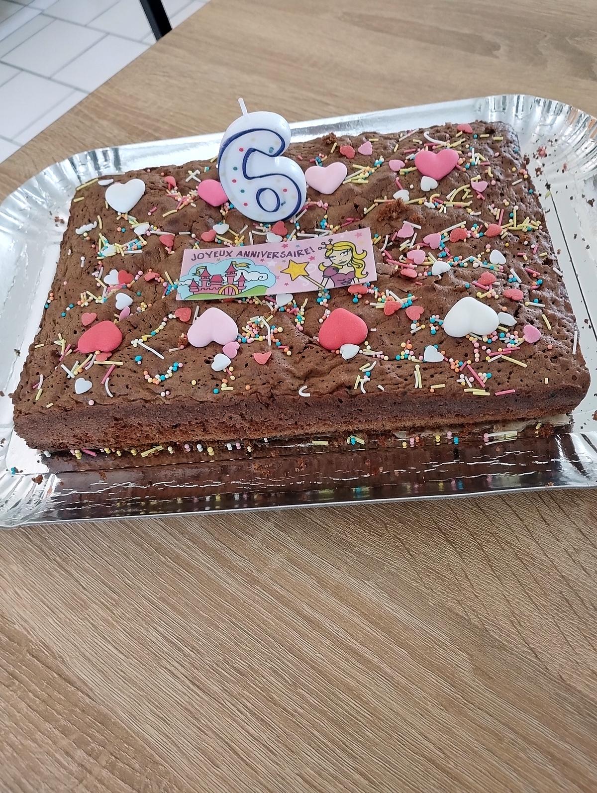 recette gateau d'anniversaire pour ma petite fille