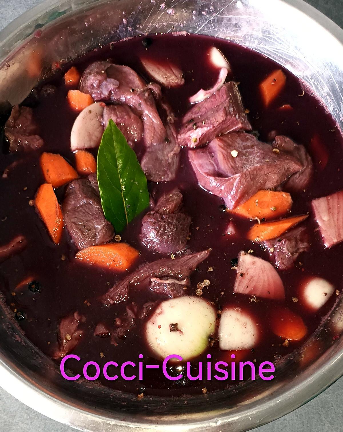 recette Civet de chevreuil façon Cathy.R