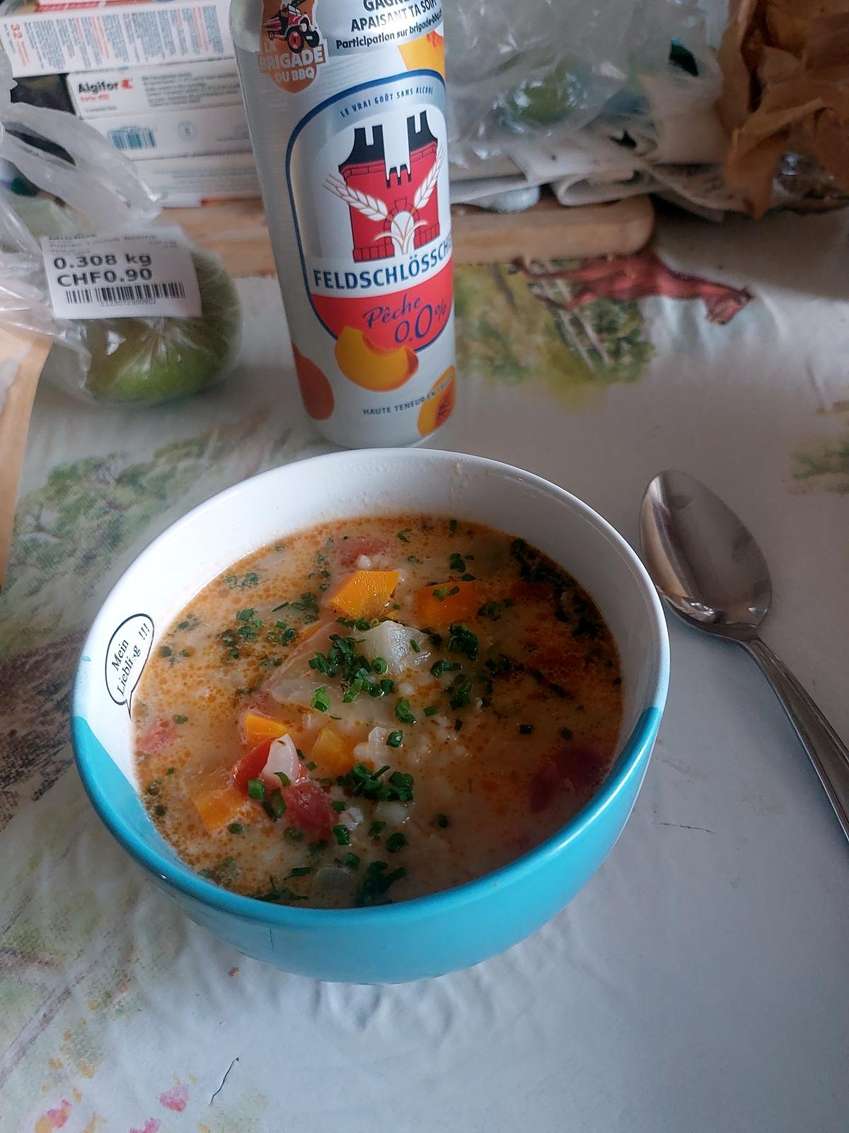 recette Soupe à l' orge perlée