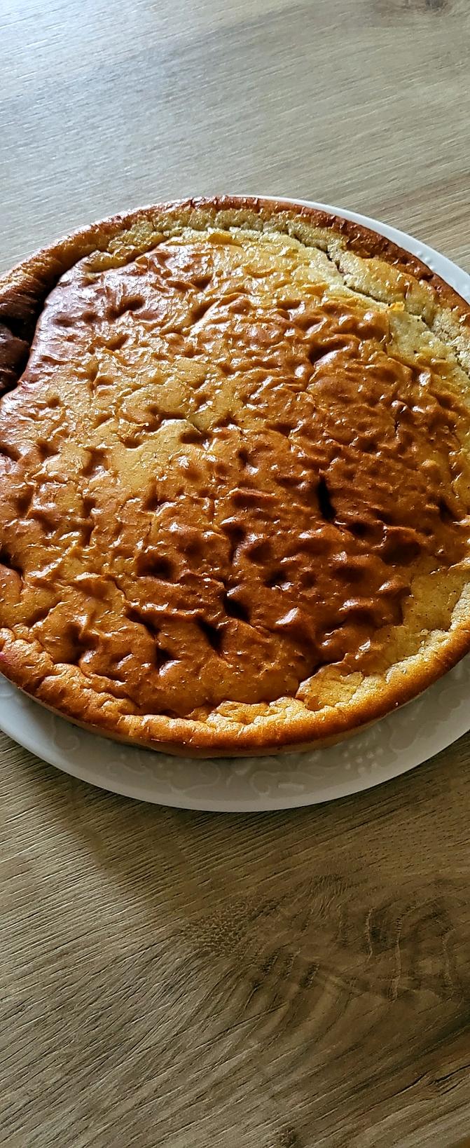 recette Gâteau au yaourt et aux pêches