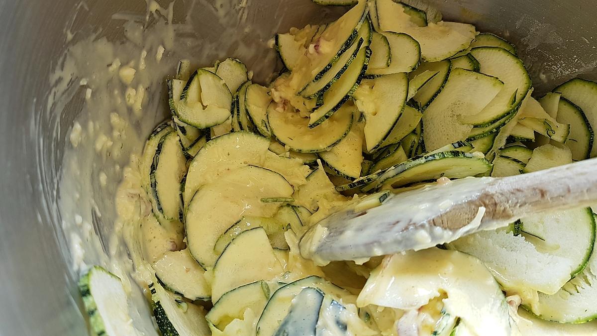 recette Quiche sans pâte aux courgettes