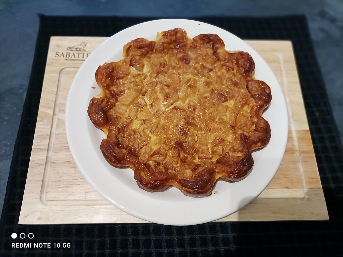 recette FLOGNARDE AUX POMMES