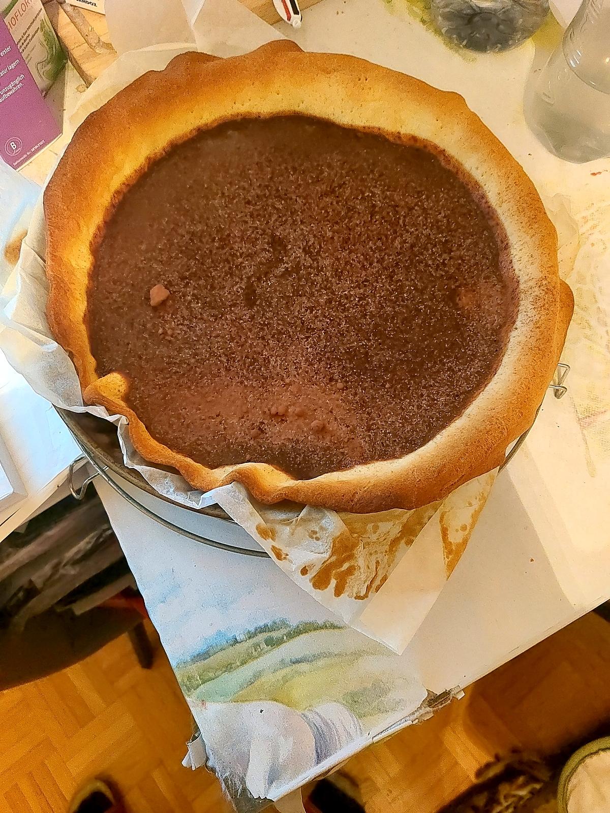 recette Tarte au chocolat noir