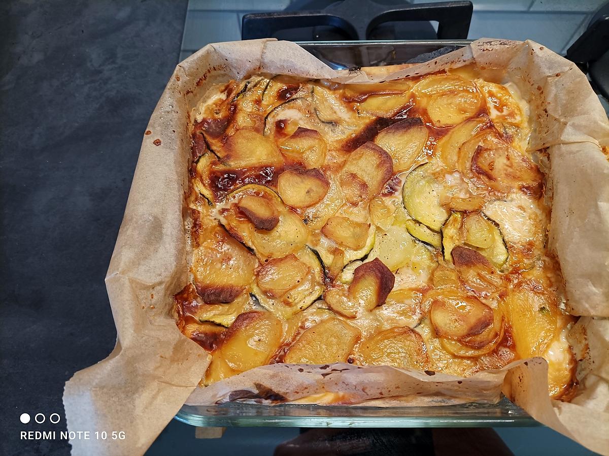 recette Gratin Pommes de terre - Courgettes à ma façon