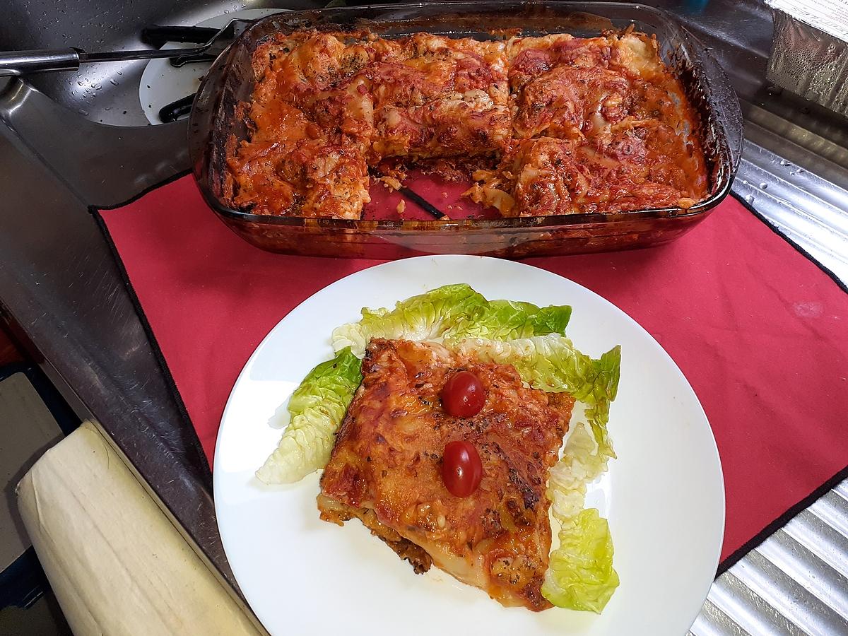 recette Lasagnes sans viande..