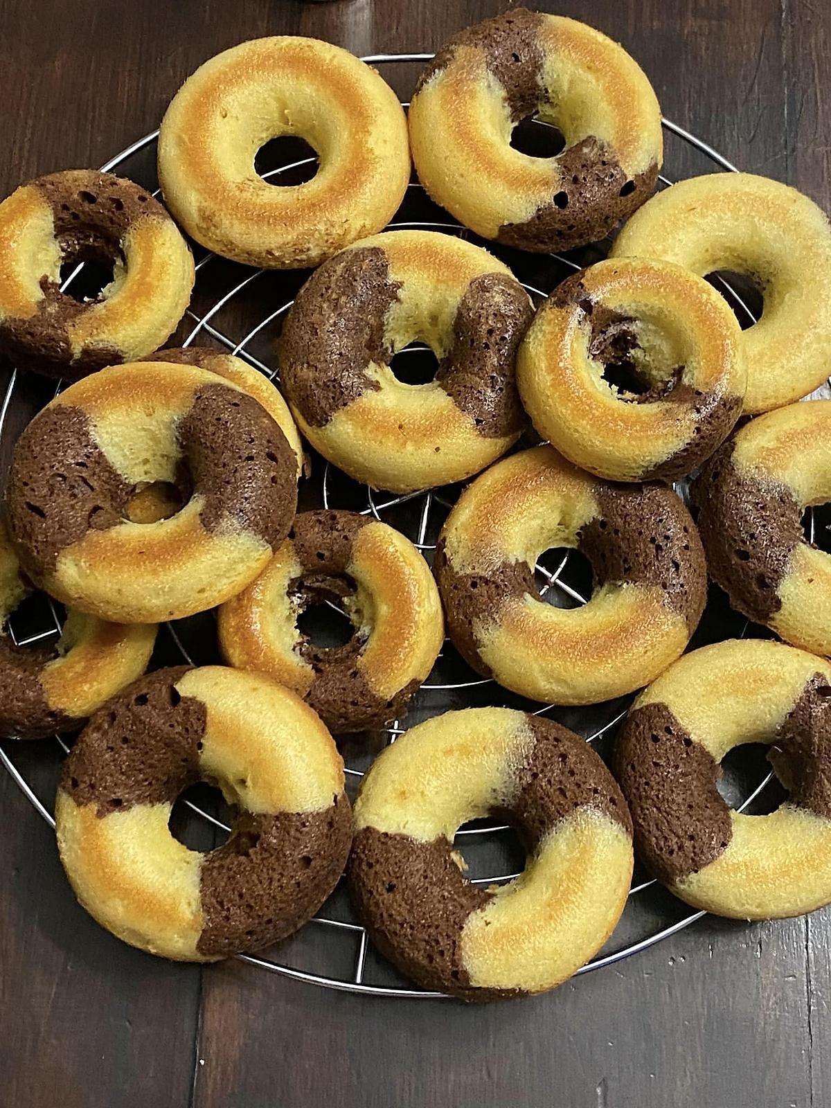 recette DONUTS MARBRES