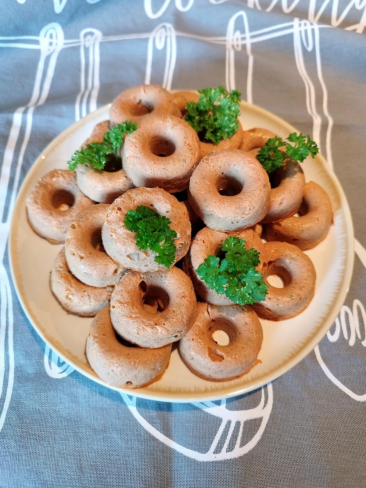 recette Mini donuts salés au thon