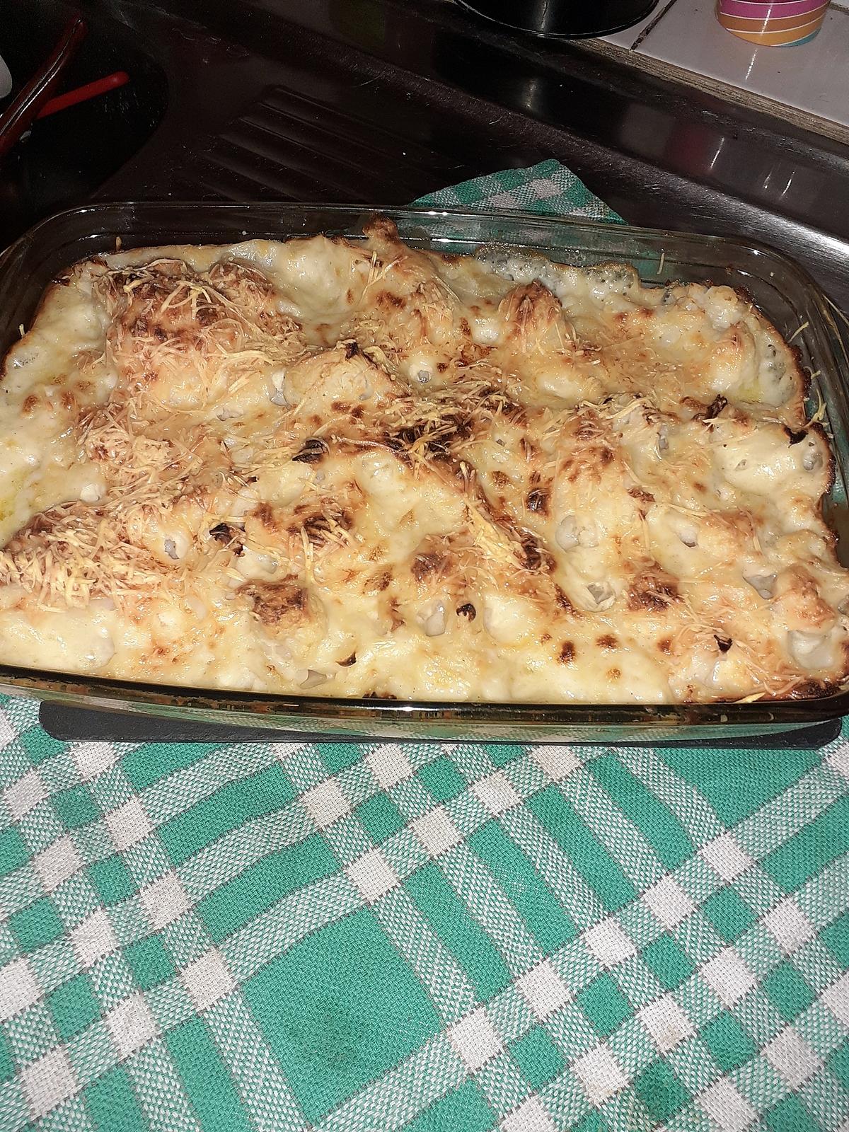 recette Gratin de chou-fleur.