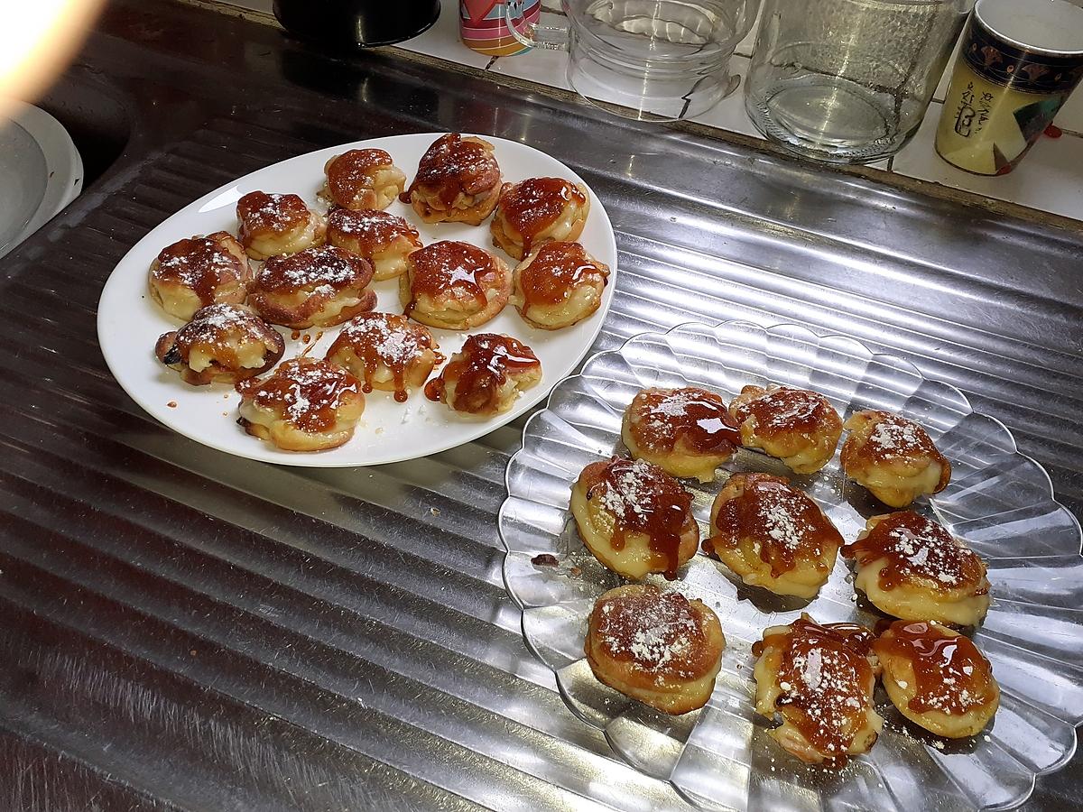 recette Choux à la,crème patissière et,caramel.