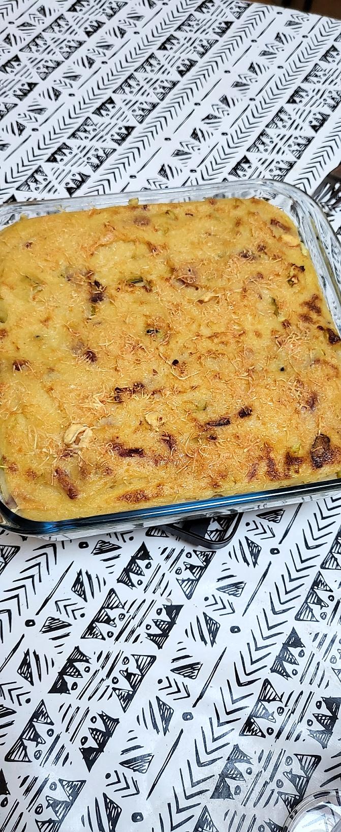 recette Gratin de polenta aux courgettes