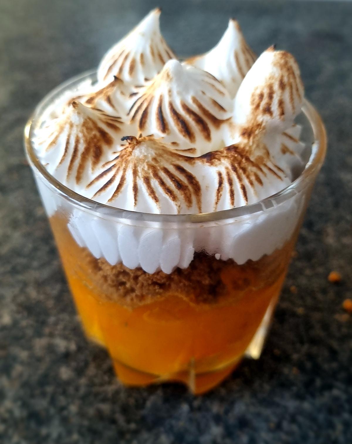 recette Kaki en verrine et sa meringue