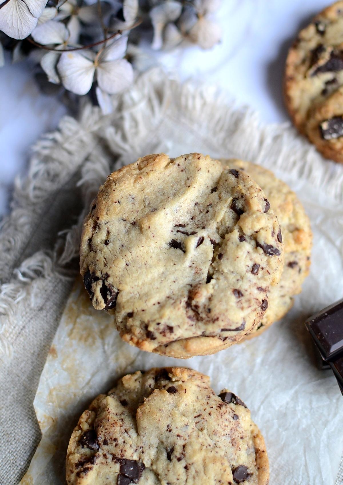 recette Cookies beurre de cacahouète et chocolat