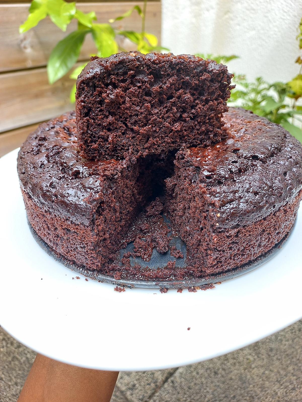 recette Gâteau au chocolat moelleux (sans oeuf, ni beurre)