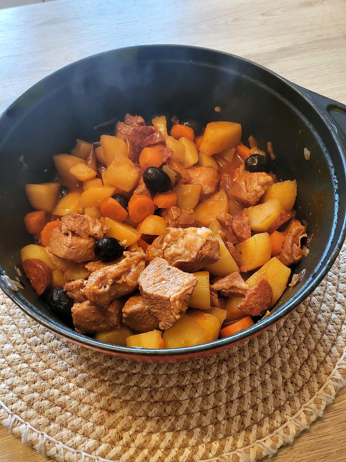 recette Sauté de veau à la portugaise