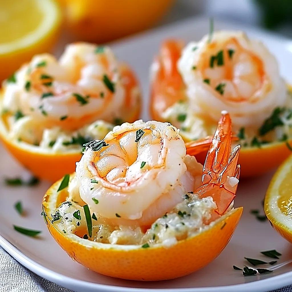 recette clémentines aux crevettes