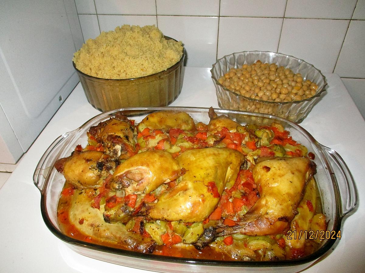 recette  Tajine au poulet