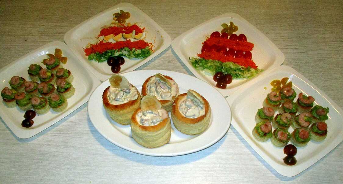 Recette de Sapin guacamole et crevettes Sapins de crudités Vol au vent aux fruits de mer par IANOU