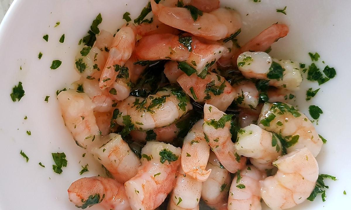 recette Clémentines farcies aux crevettes