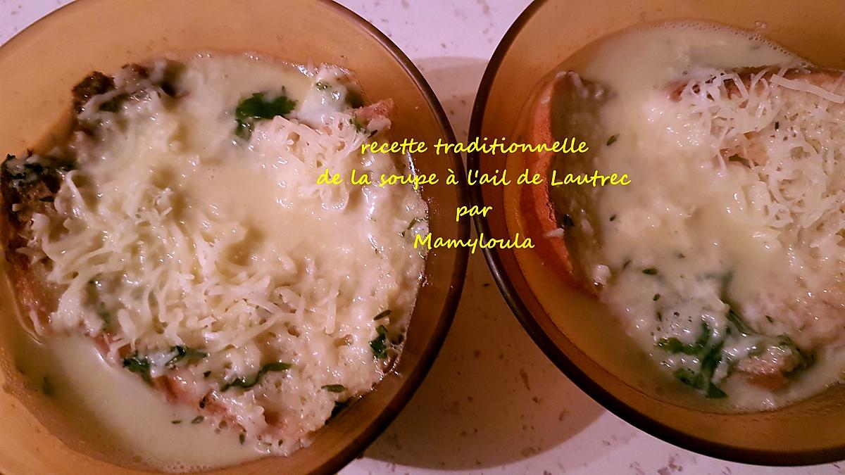 recette Soupe à l'ail de Lautrec, recette traditionnelle.