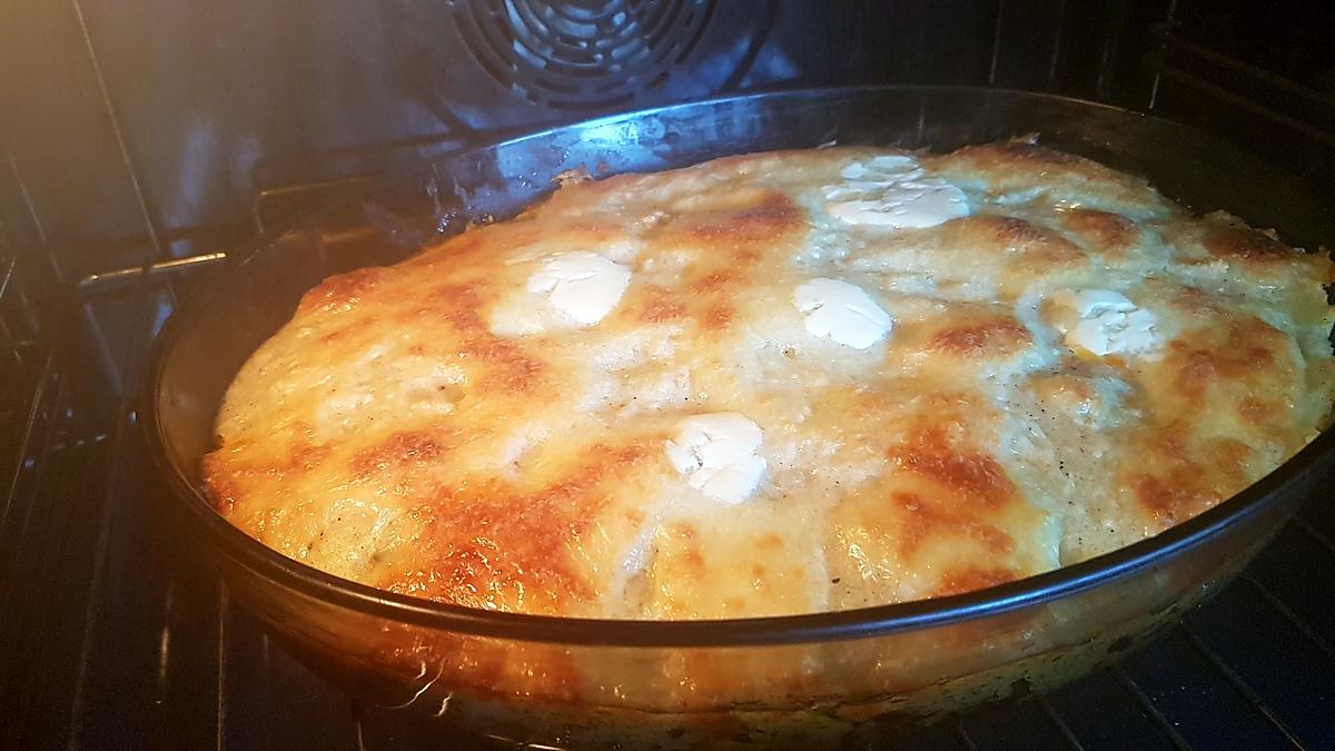 recette Gigot en Parmentier crémeux aux légumes