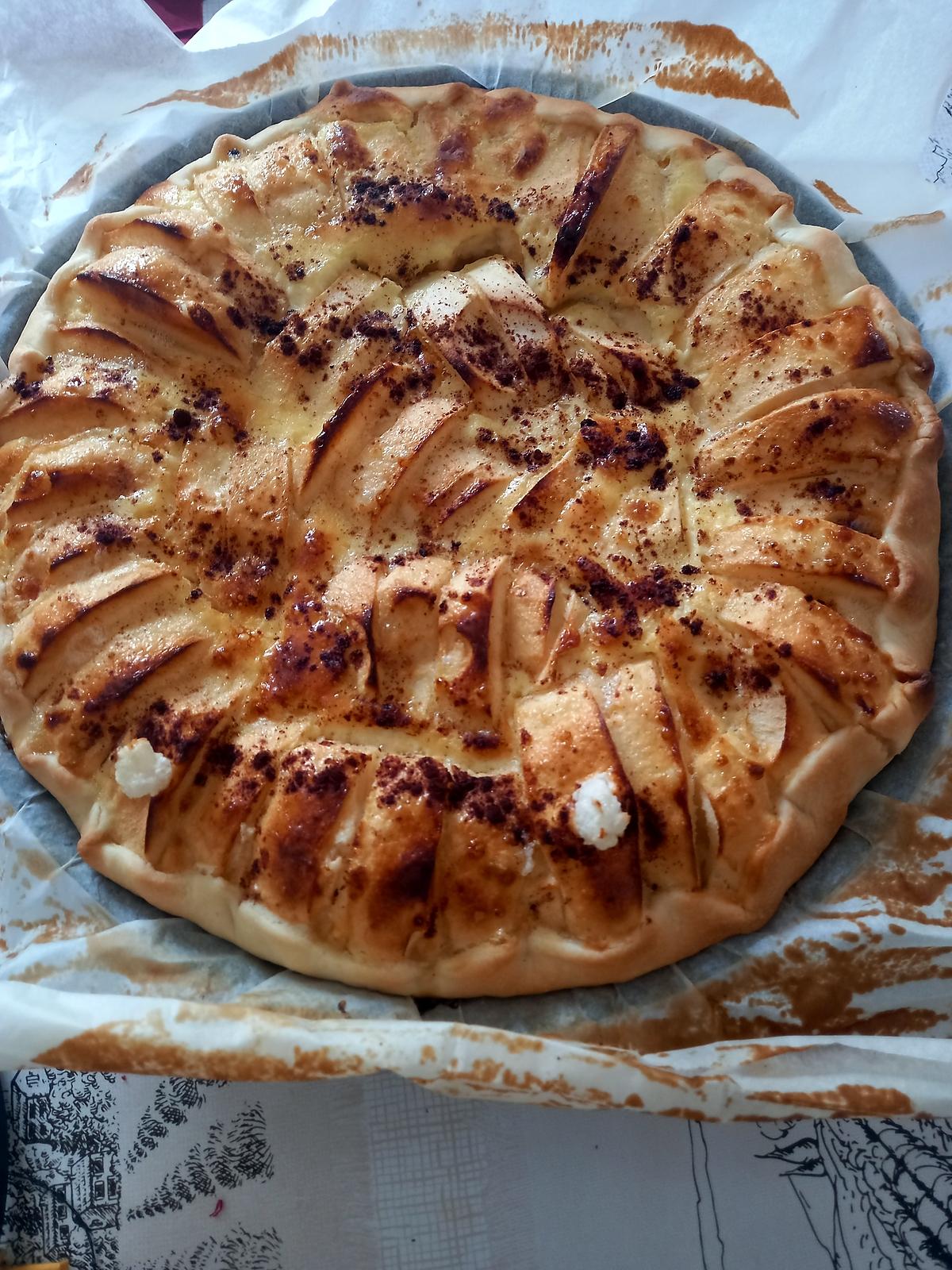 recette Tarte gâteau aux pommes