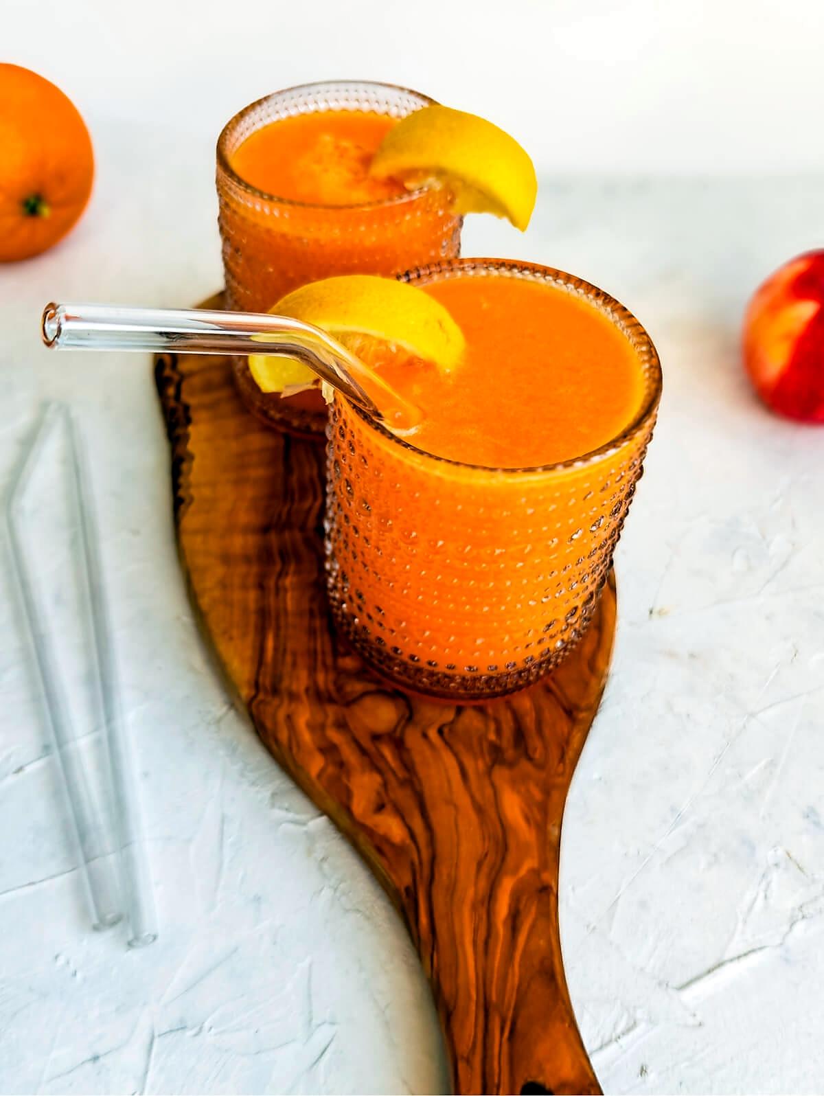 recette Jus carottes orange et gingembre