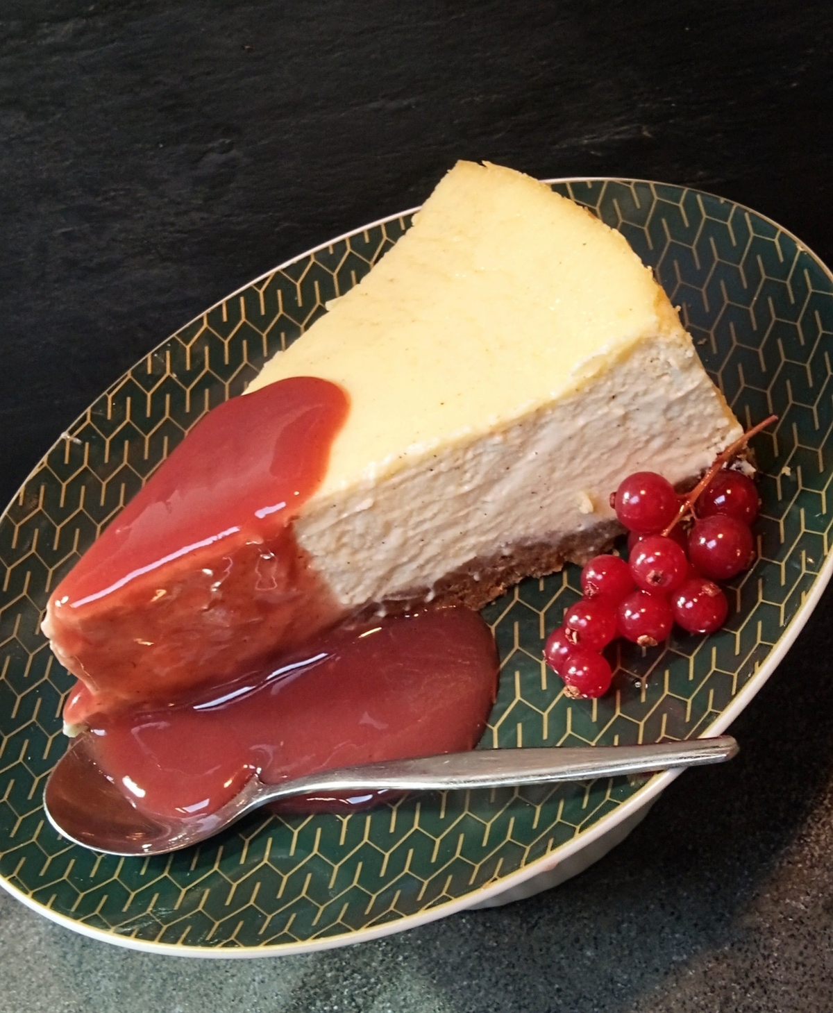 recette CHEESECAKE COULIS FRAMBOISES.