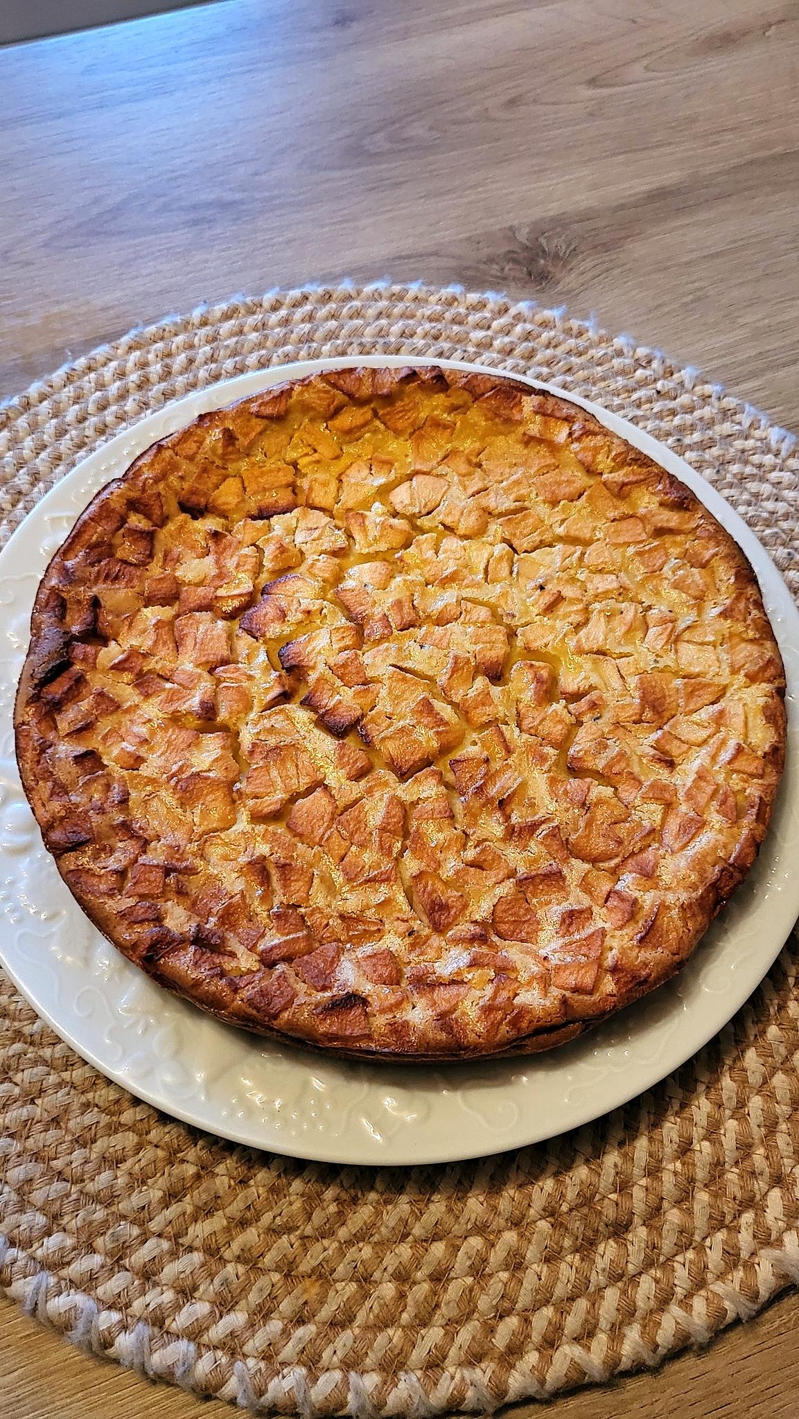 recette Clafouti aux pommes et aux raisins secs