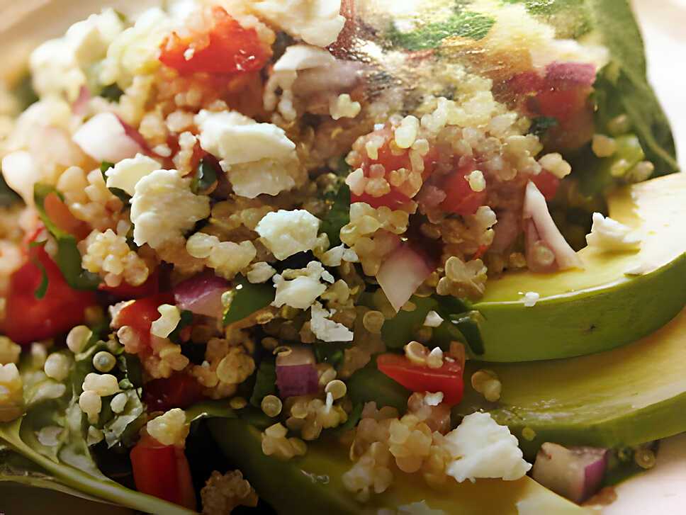 Salade de quinoa à la grecque - Les recettes de Caty