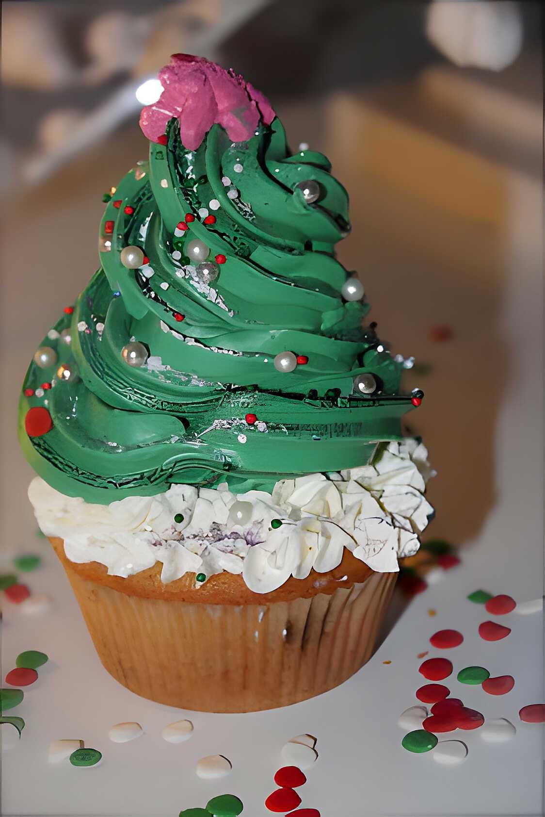 Recette de Cupcakes "Sapin de Noël"